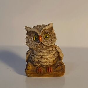 Vintage Resin Italian Owl